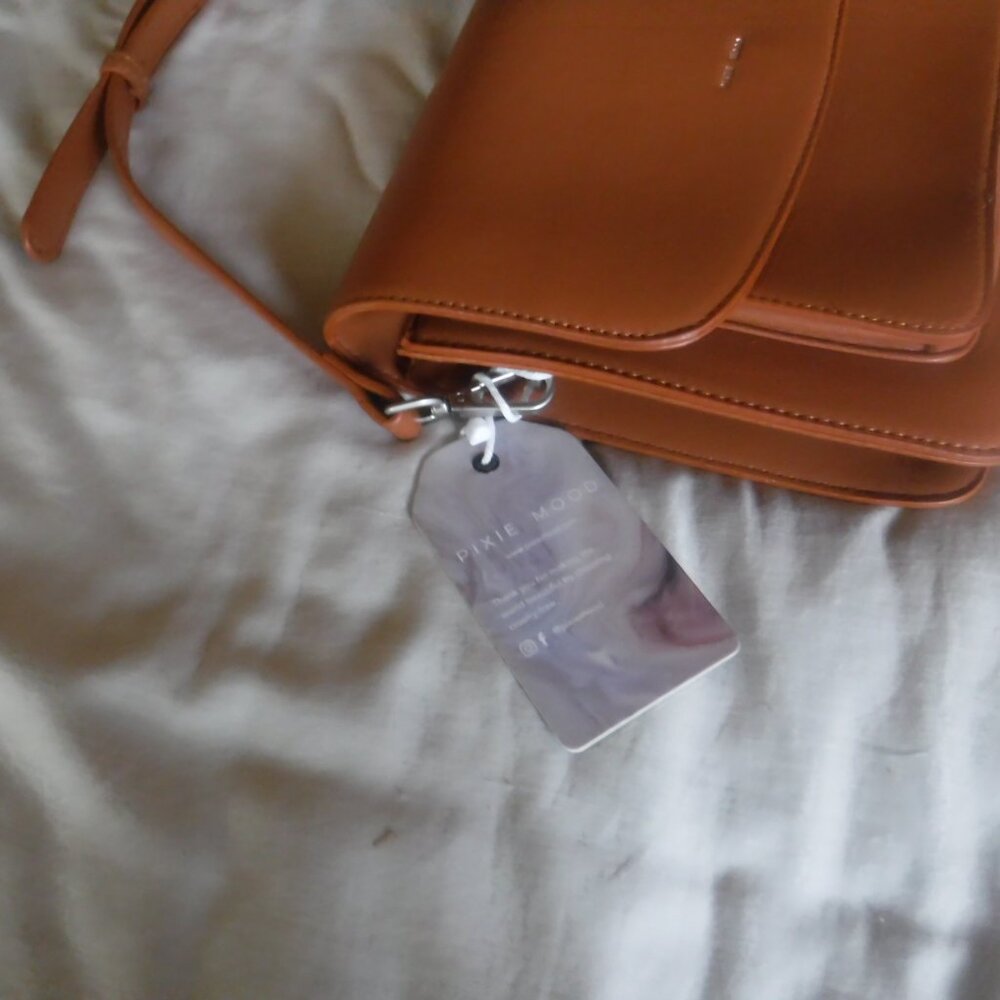 Pixie Mood Womens Brown Crossbody Purse Bag New - Picture 3 of 12